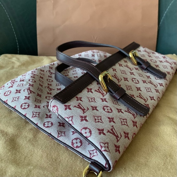 Authentic Louis Vuitton Monogram Mini Lin Françoise Shoulder Bag - Picture 7 of 12